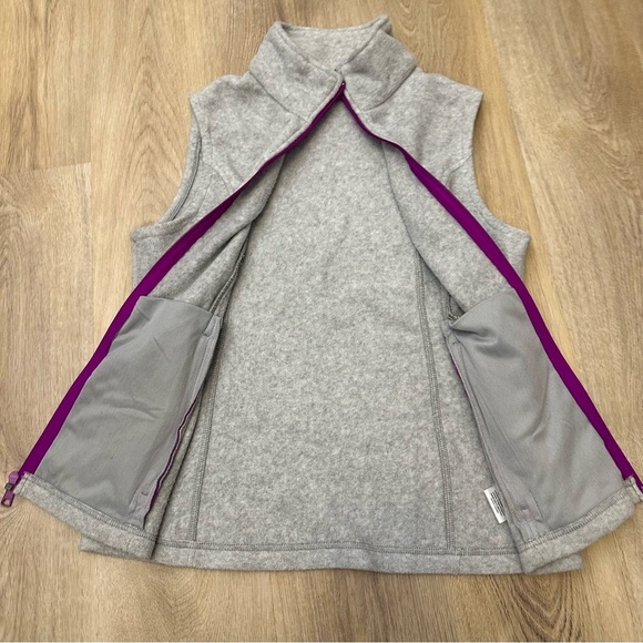Columbia Gray Vest with Purple Zipper - Picture 4 of 7